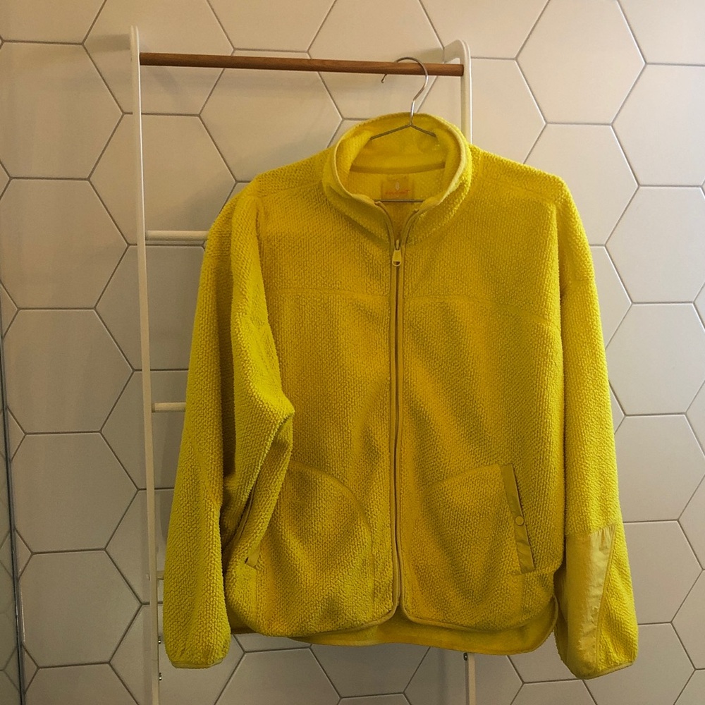 FP Movement by Free People Yellow Ziggy Up Fleece